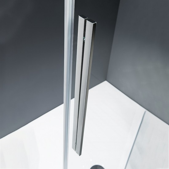 Καμπίνα Ντουζιέρας Ευθύγραμμη Devon Flow Slider 1 και 1 107-111 x 220 cm Χρωμέ